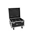 ROADINGER Flightcase 4x AKKU IP PAR 7 QCL WDMX met oplaadfunctie
