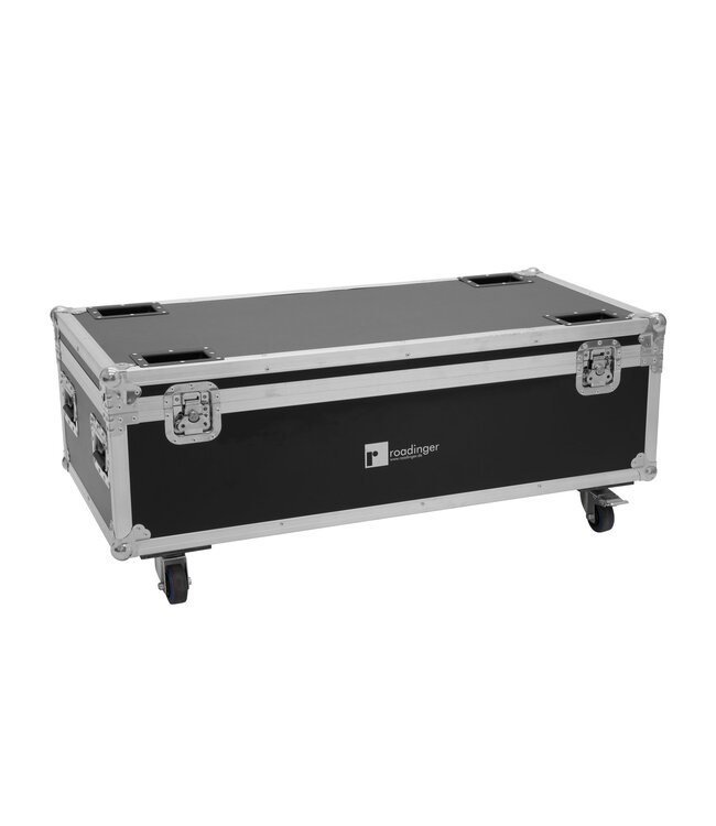 ROADINGER Flightcase 8x AKKU IP PAR 7 QCL WDMX met oplaadfunctie