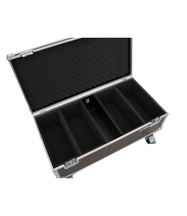 ROADINGER Flightcase 4x Audience Blinder 2x100W