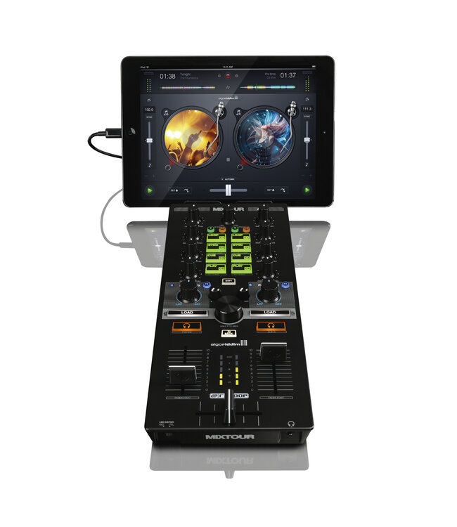 Reloop Mixtour DJ Controller voor IOS Andriod Laptop