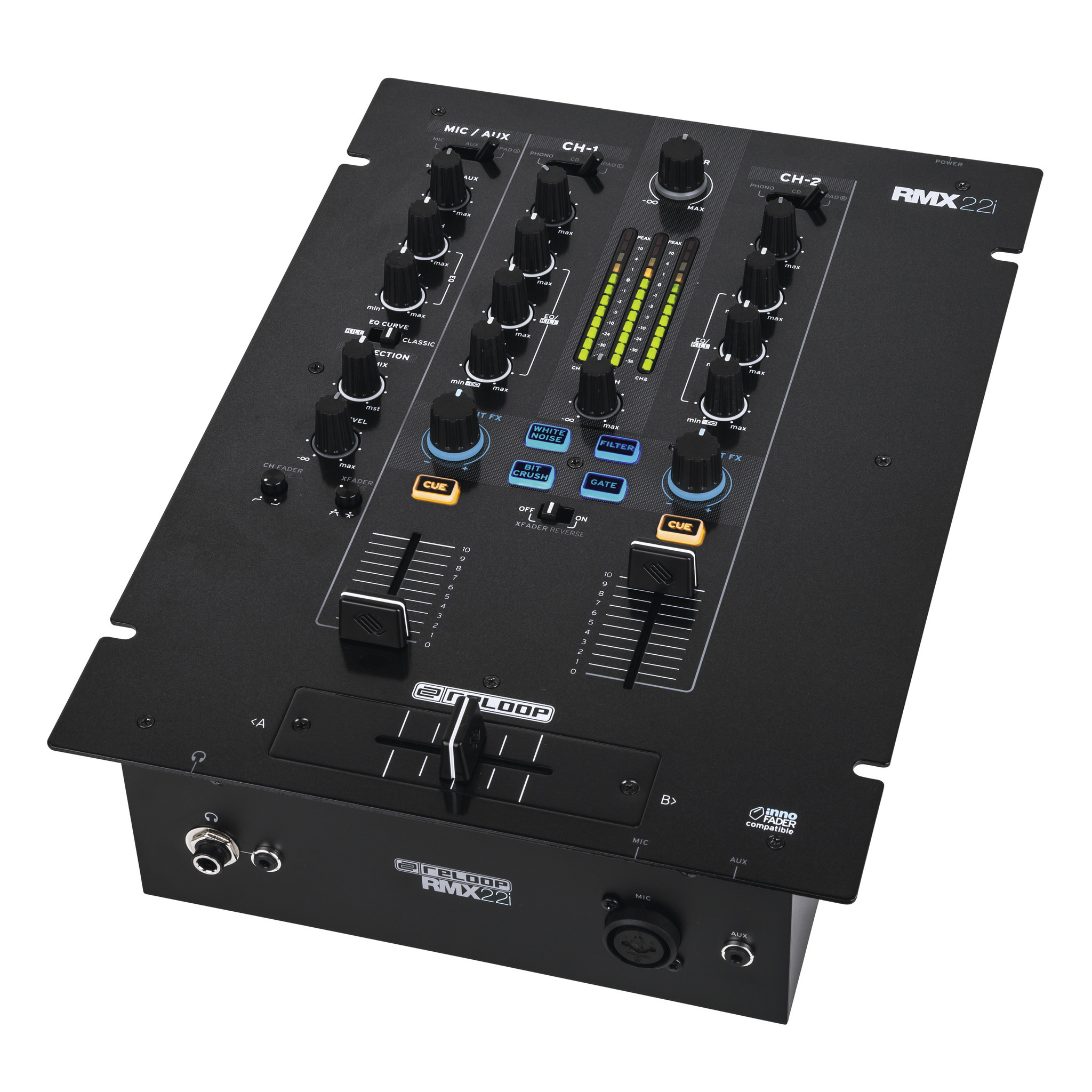 Reloop RMX-22i 2 Kanaals Club FX Digitale DJ mixer