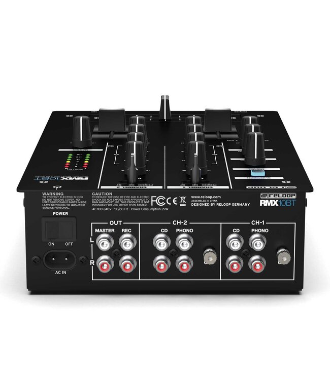Reloop RMX-10BT Compacte DJ Battle Mixer met Bluetooth