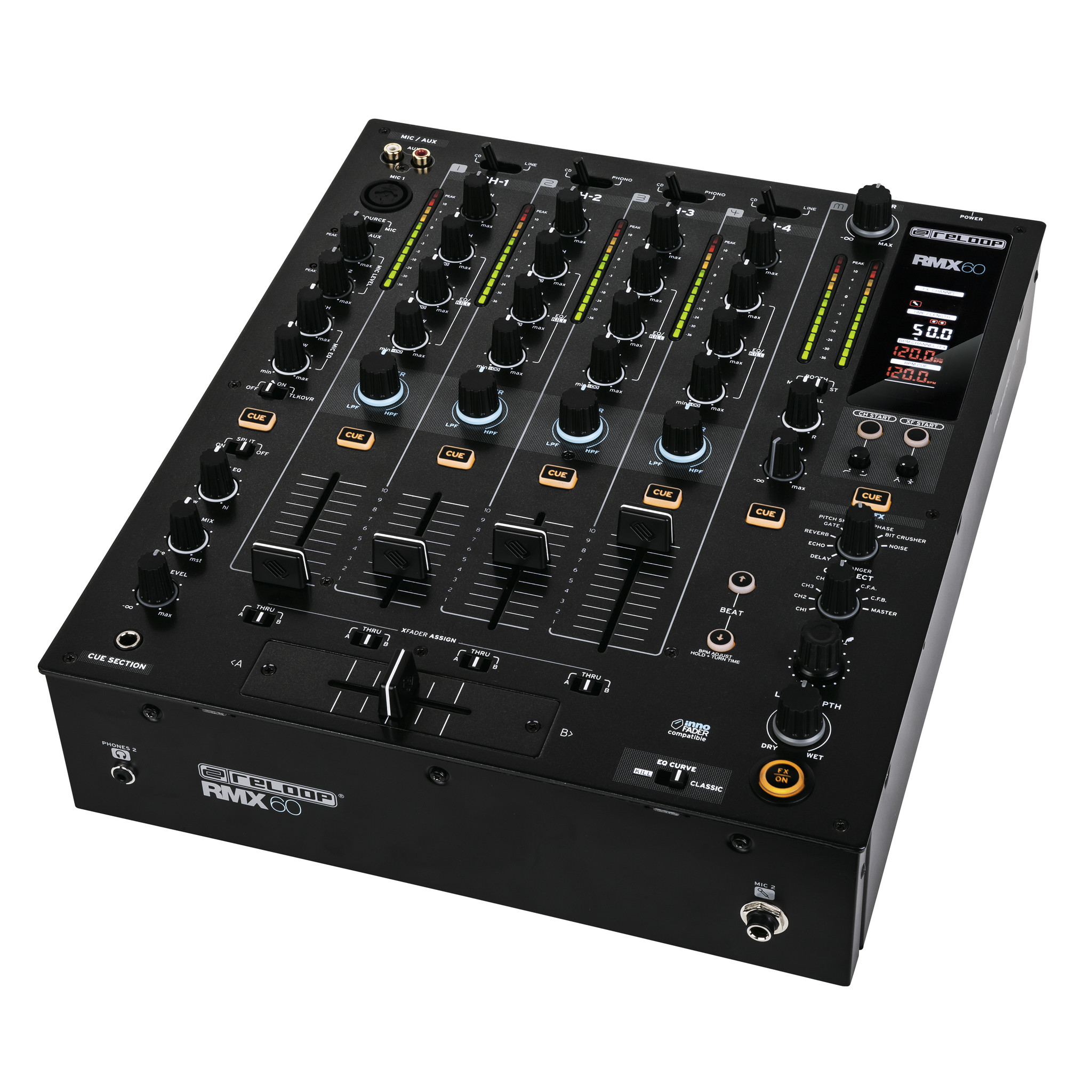 Reloop RMX60 vierkanaals DJ mixer Dutch DJ Equipment