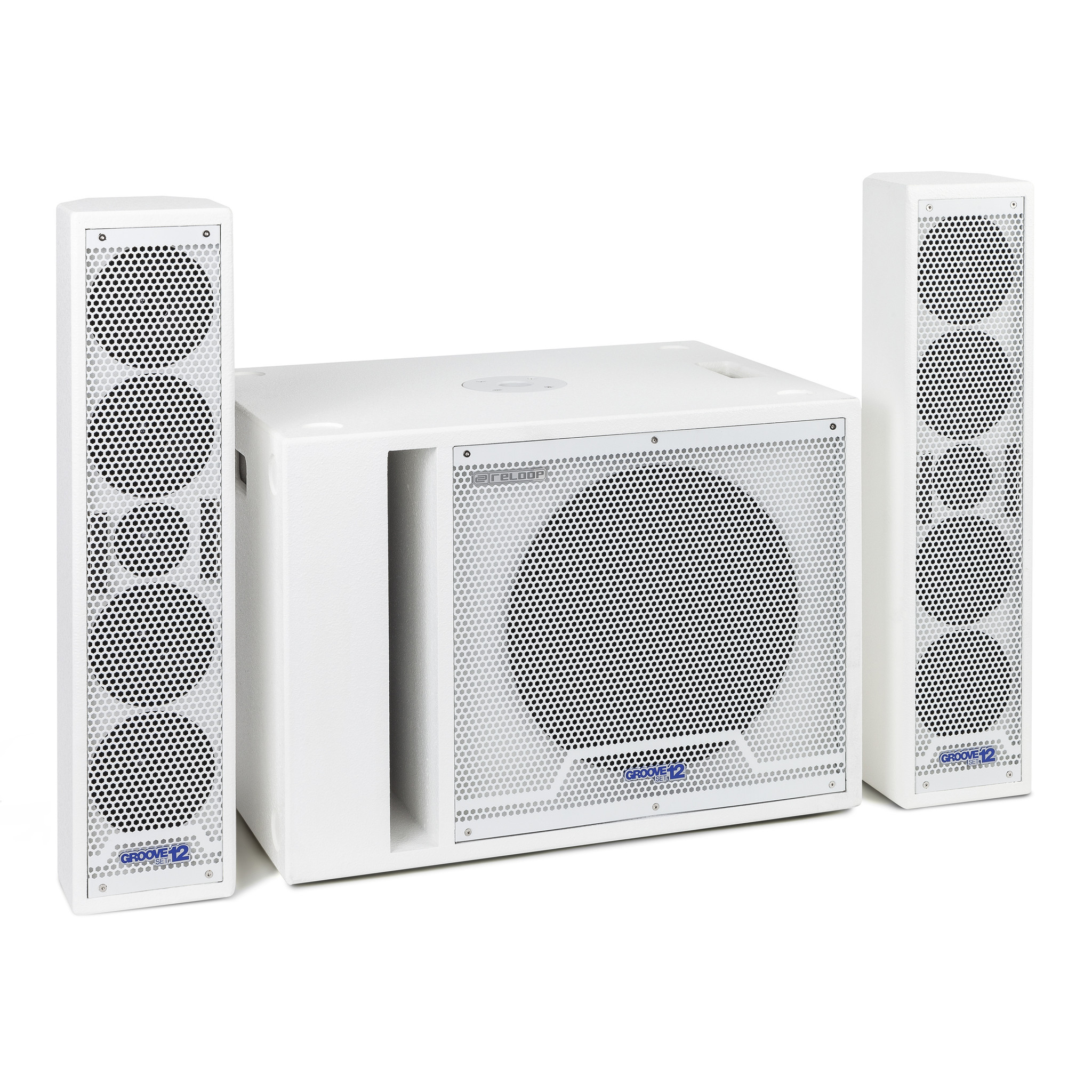 Reloop Groove Set 12 White Speakerset