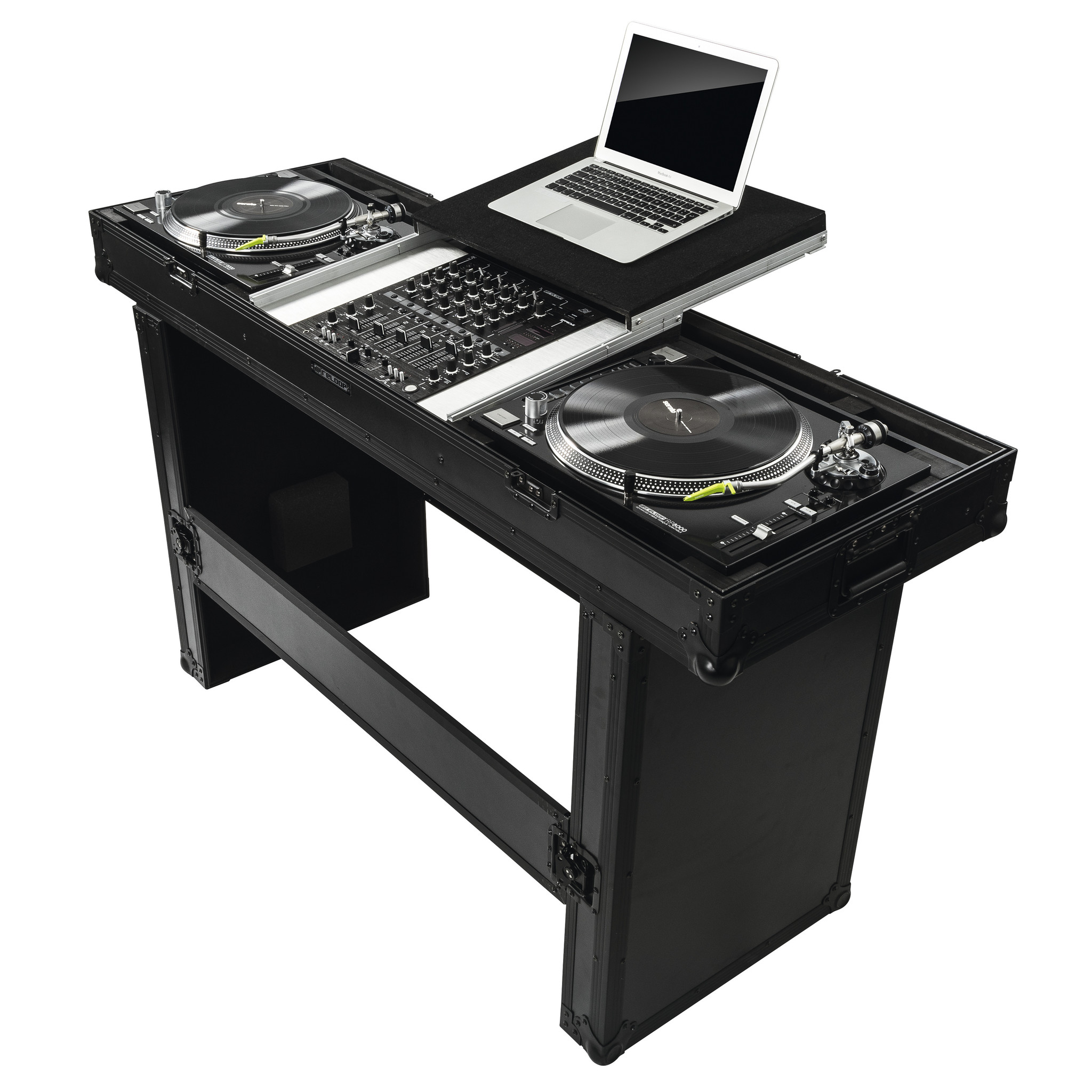 Reloop TTM Case Tray flightcase Flightcase DJ booth voor Draaitafel en 12 Inch mixer