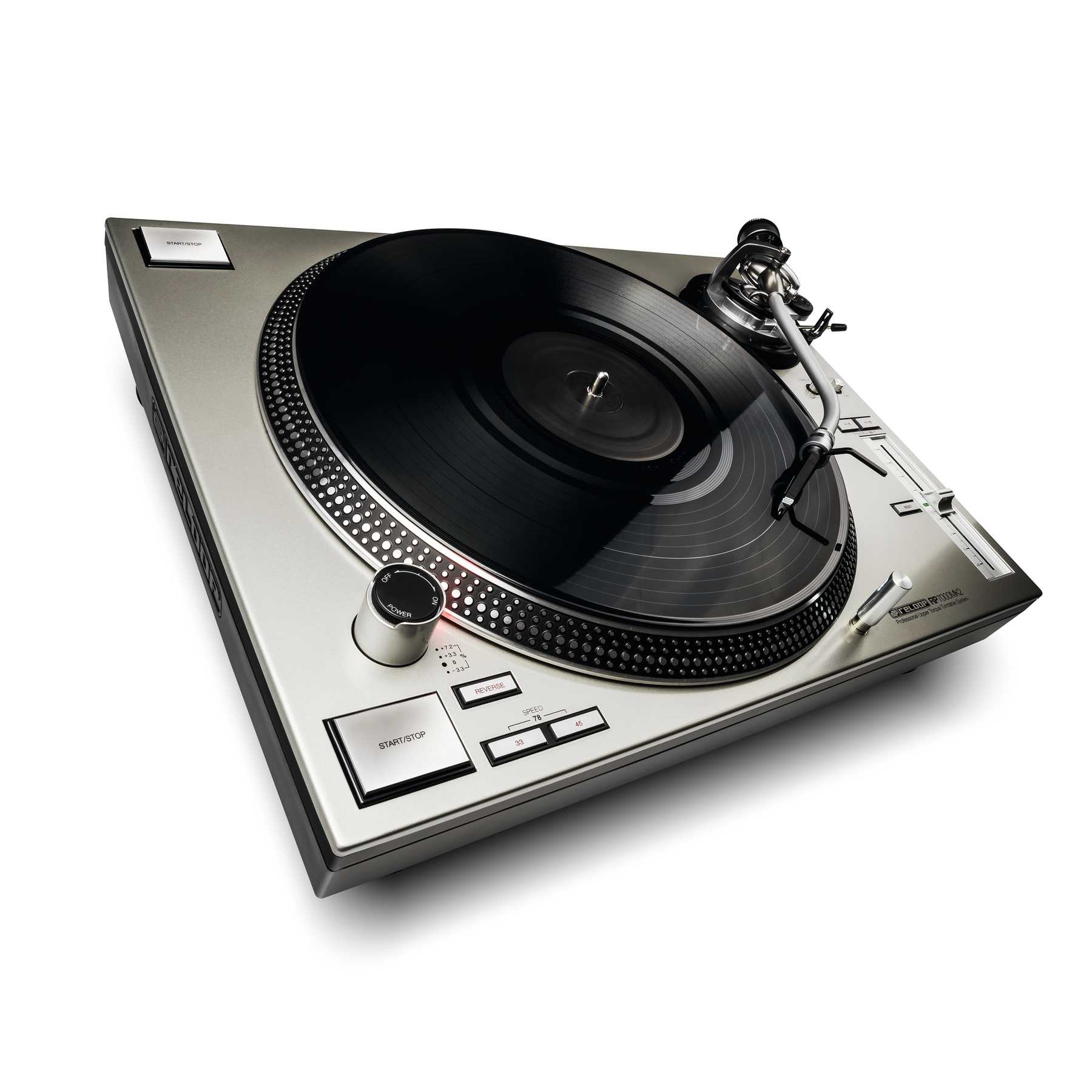 Reloop RP-7000 MK2 Silver direct draaitafel met Hoge Torgue