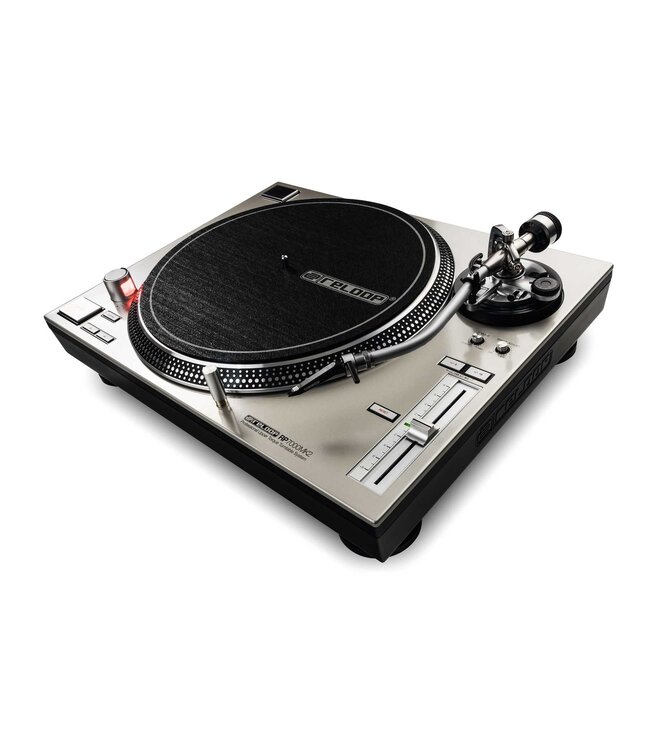 Reloop RP-7000 MK2 Silver direct draaitafel met Hoge Torgue
