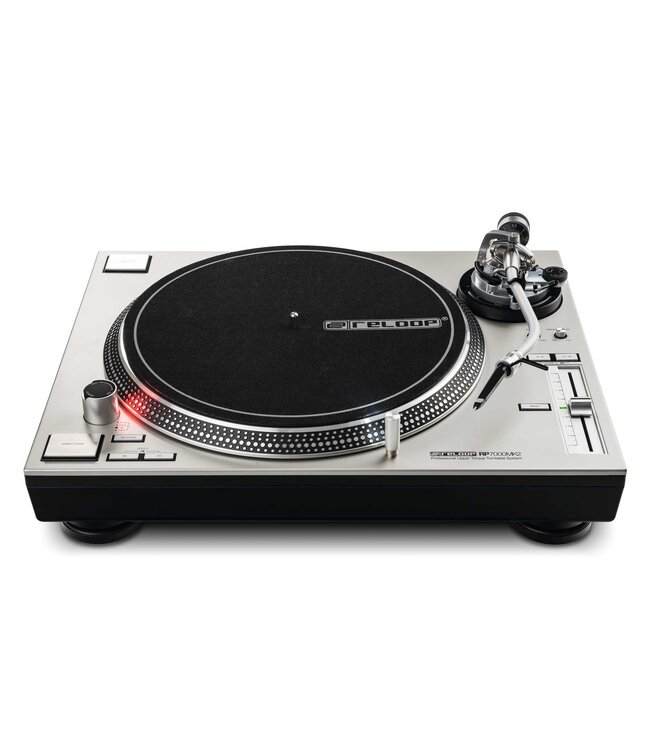Reloop RP-7000 MK2 Silver direct draaitafel met Hoge Torgue