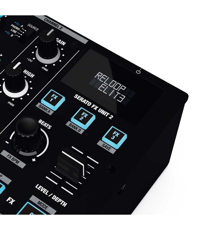 Reloop ELITE DVS Professionele Battle DJ mixer voor Serato DJ