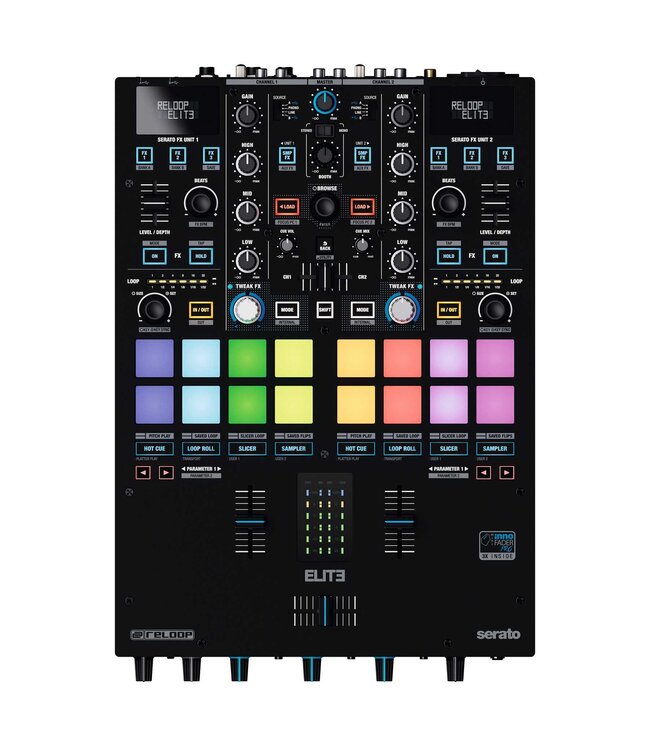 Reloop ELITE DVS Professionele Battle DJ mixer voor Serato DJ