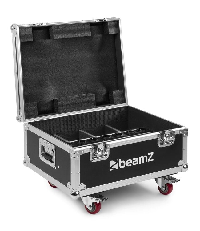 Beamz FCC9 Flightcase voor 8x BBP9 serie uplights met oplaadfunctie