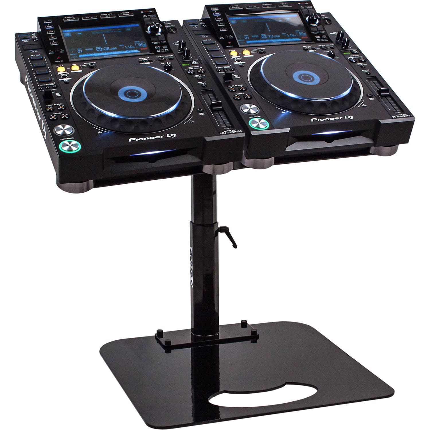 Zomo P-2000/2 NXS2 - Pro Stand 2x Pioneer CDJ-2000 NXS2 - Dutch DJ