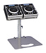 Zomo CDX/2 - Pro Stand 2x Numark iCDX / 2x Vestax CDX-05 zilver