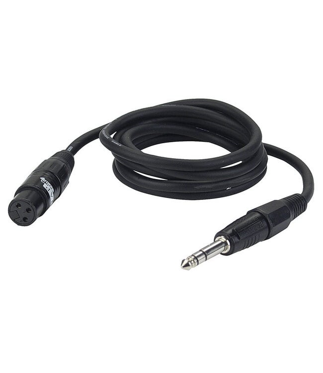 DAP DAP FL03 - bal. XLR female 3 p. > Jack stereo 6 meter