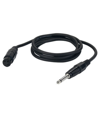 DAP DAP FL02 - unbal. XLR female 3 p. > Jack mono 3 meter