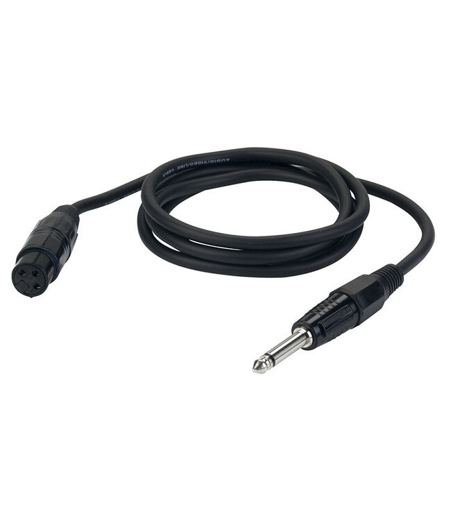 DAP FL02 - unbal. XLR female 3 p. > Jack mono 3 meter