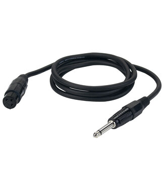 DAP DAP FL02 - unbal. XLR female 3 p. > Jack mono 1,5 meter