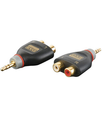 DAP DAP XGA17 - mini-jack/M stereo to 2x RCA/F