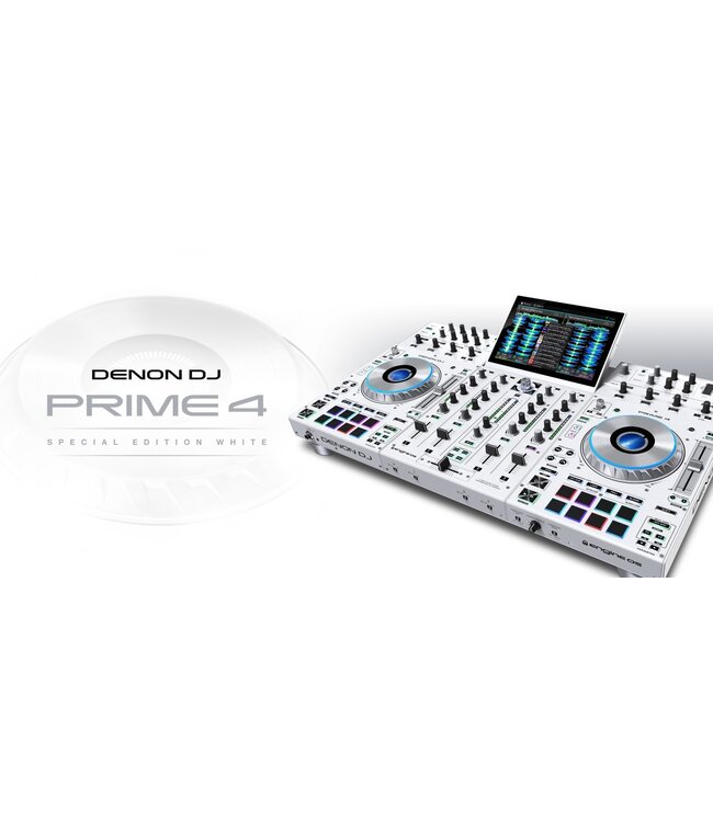 Denon Prime 4 special edition white