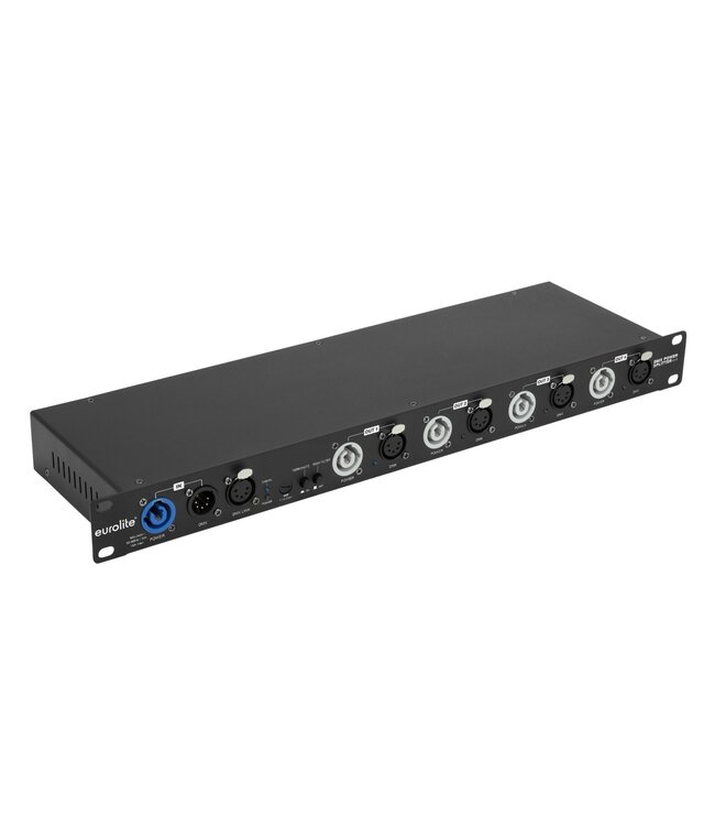 EUROLITE DMX Power Splitter 4x4 5-pin XLR