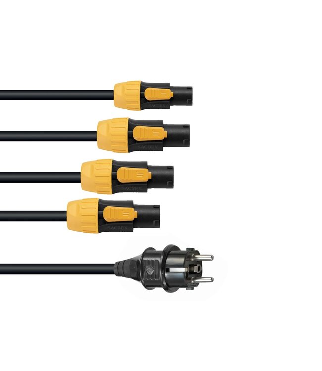 EUROLITE IP T-Con powercon kabel 1-4