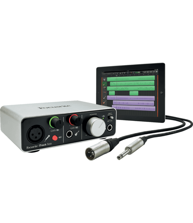 Focusrite iTrack Solo Lightning iOS audio-interface