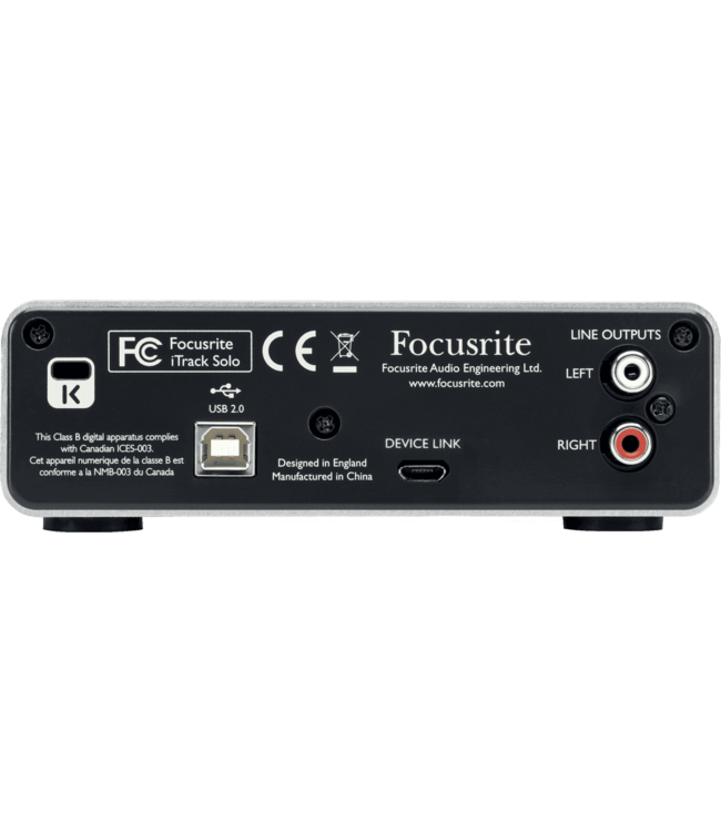Focusrite iTrack Solo Lightning iOS audio-interface