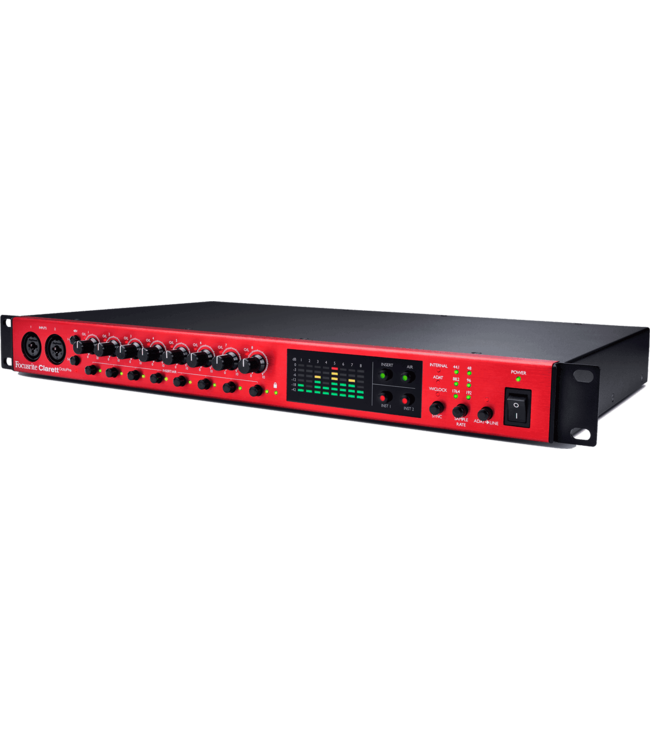 Focusrite Clarett OctoPre+ 19 inch microfoon voorversterker