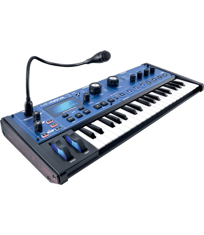 Novation MiniNova synthesizer en vocoder