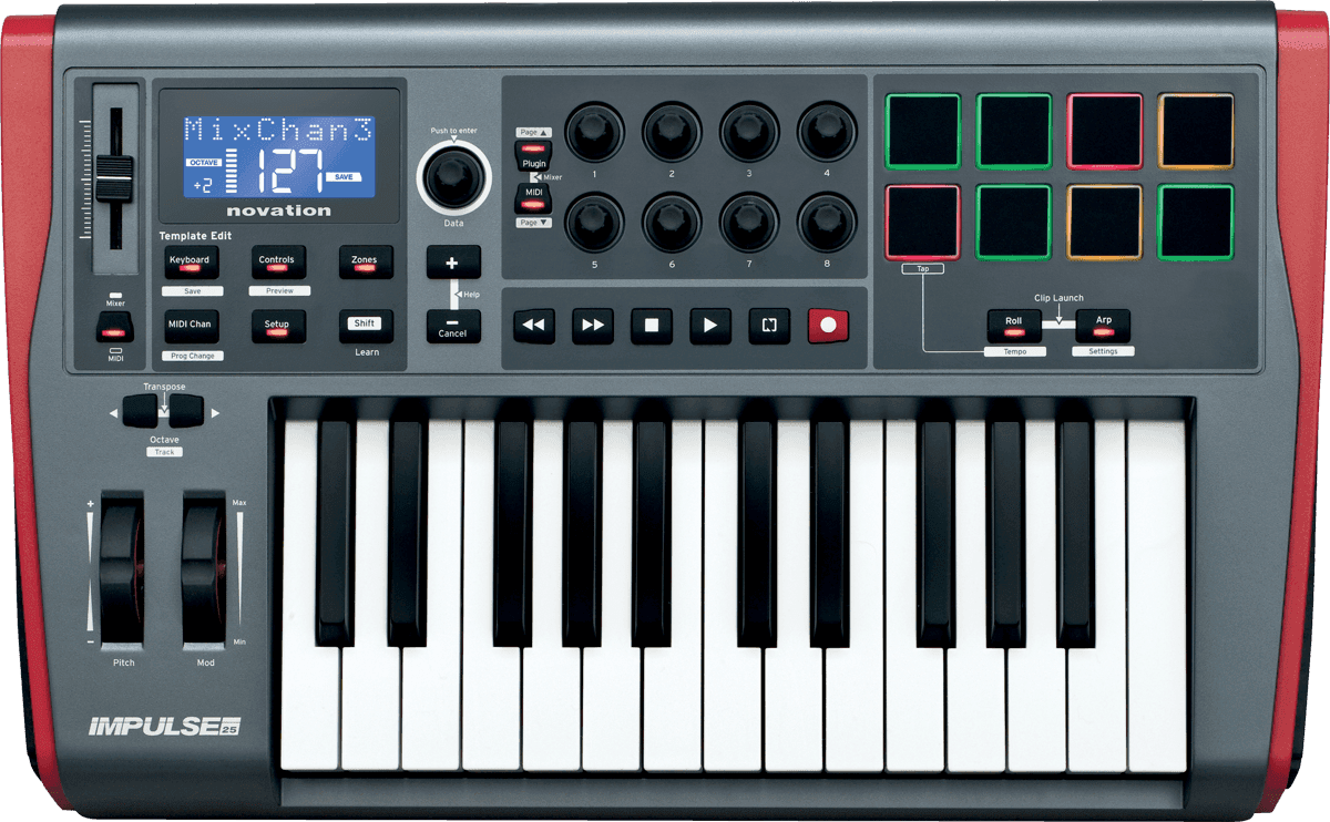 Novation Impulse 25 MIDI-keyboard