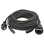 DAP DAP FP09 - Schuko/XLR F - Schuko/XLR M 10 m Audio / Power, zwarte mantel
