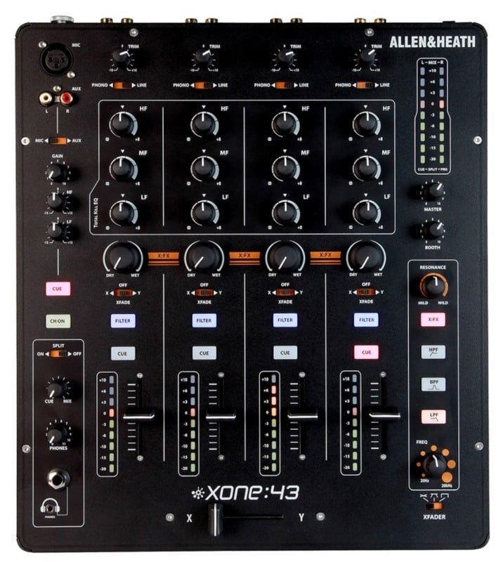 Allen & Heath Xone 43 4 kanaals DJ mixer
