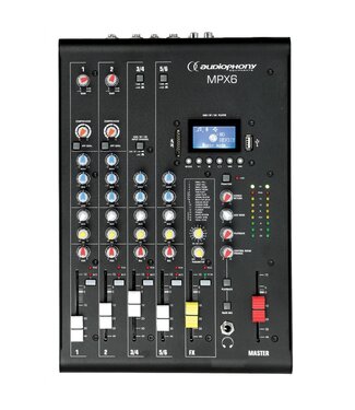 AUDIOPHONY AUDIOPHONY MPX6 PA mixer