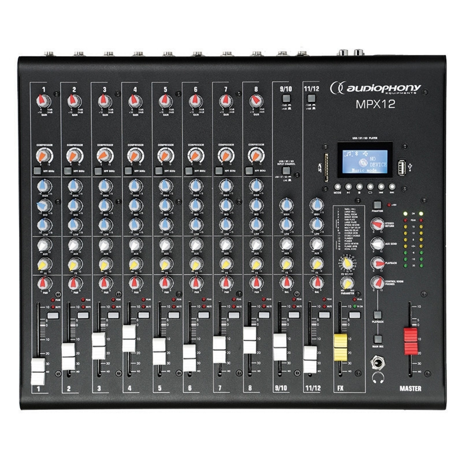 Audiophony MPX12 PA mixer
