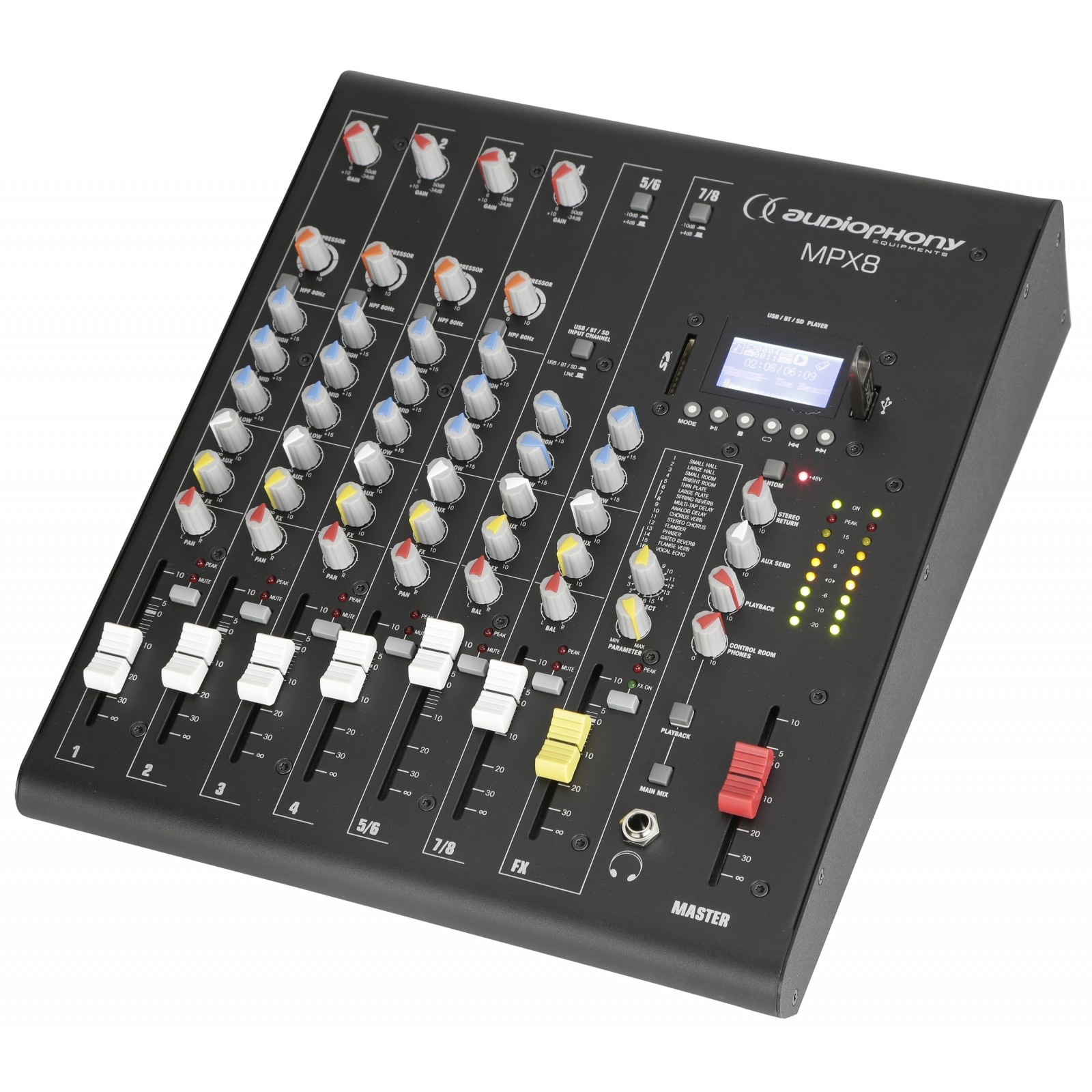 Audiophony MPX8 PA mixer