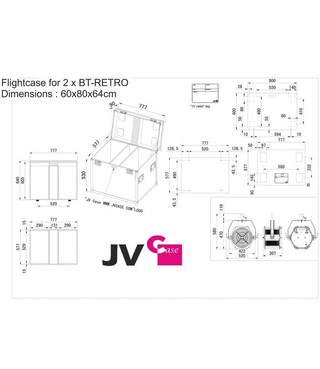 BRITEQ case 2x BT retro