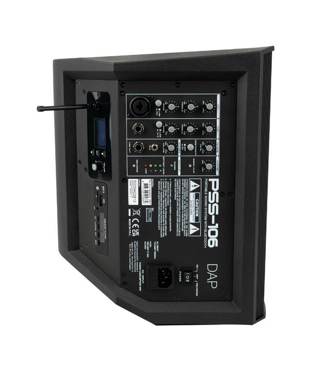 DAP PSS-106 accu Speaker met Wireless Handheld Mic