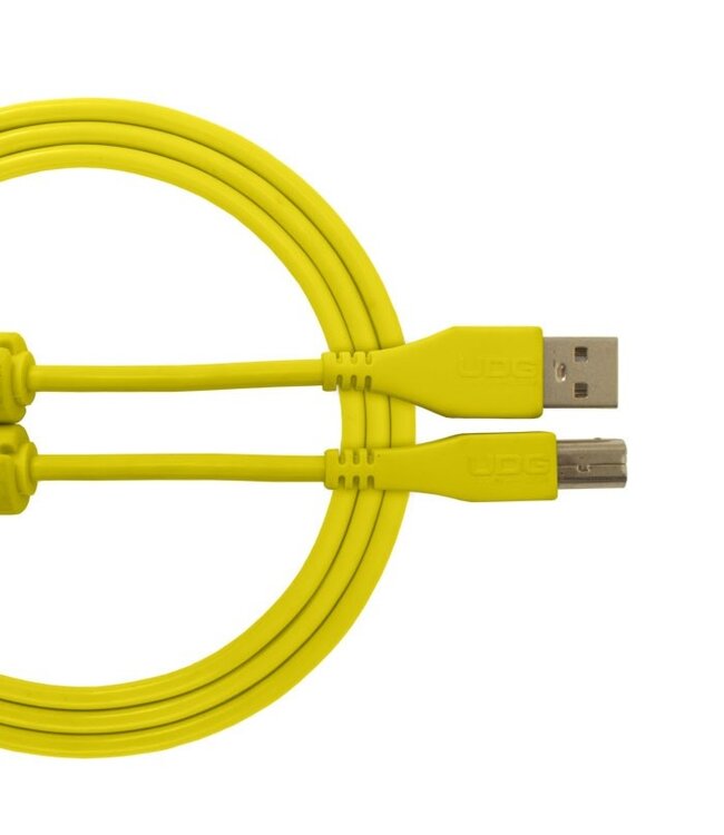 UDG UDG Ultimate Audio Cable USB 2.0 A-B Yellow Straight 3m