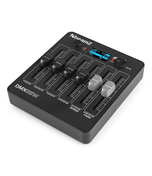 Beamz DMX65W 30 kanaals draadloze DMX controller op accu 17/04/2023