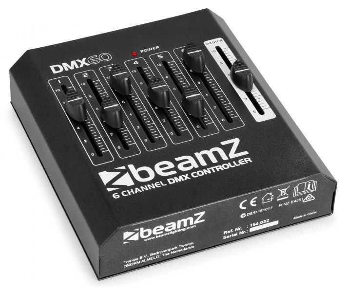 Beamz 6 kanaals DMX60 Controller