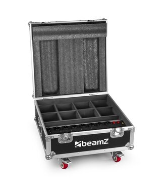 Beamz BeamZ FCC10 flightcase met oplaadfunctie voor 8 BBP54 Uplighters