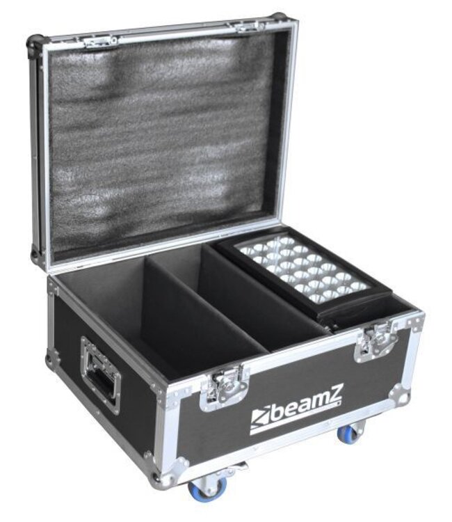 Beamz StarColor 360 (twee stuks) in FL2 flightcase