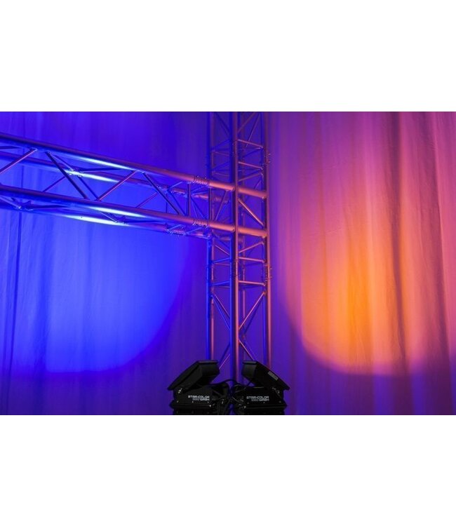 Beamz StarColor 360 (twee stuks) in FL2 flightcase