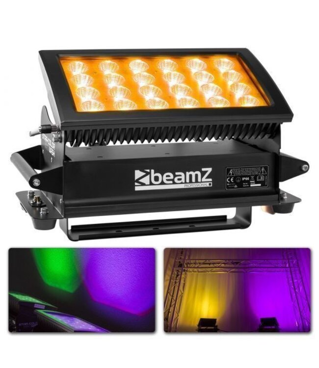 Beamz StarColor 360 (twee stuks) in FL2 flightcase
