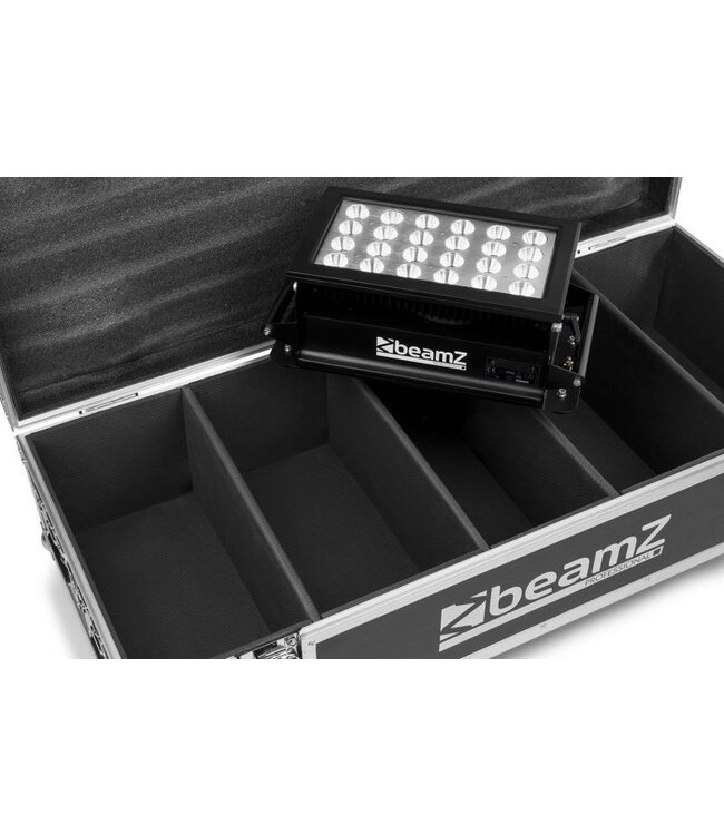 Beamz FL4 Flightcase voor 4x Star-Color 240 of 360