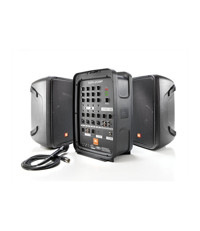 JBL EON 208P portable PA speaker set