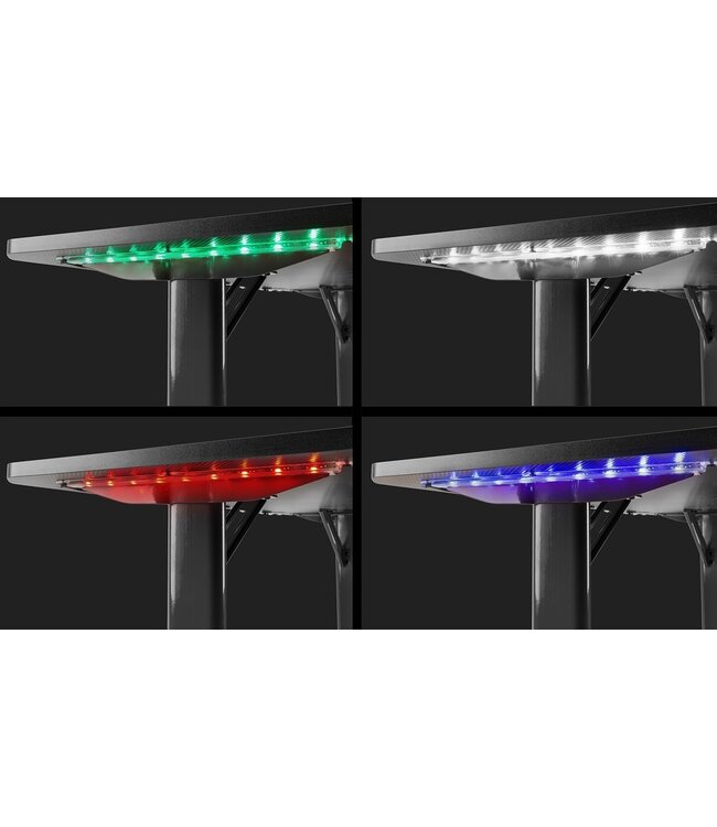 Vonyx DB20 gaming bureau met LED verlichting