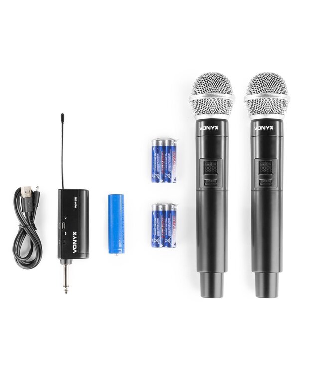 Vonyx WM552 plug-in draadloze microfoonset