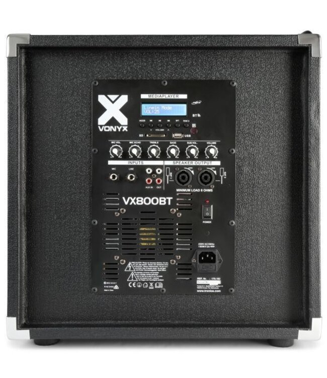 Vonyx VX800BT 2.1 Actieve Luidsprekerset