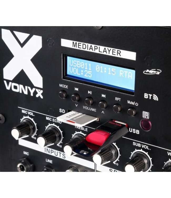 Vonyx VX800BT 2.1 Actieve Luidsprekerset